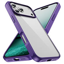 Transparent Hard Acrylic Back TPU Bumper 2 in 1 Raised Camera Protection Shockproof Precise Cutouts for iPhone 17 Phone Case