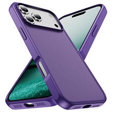 Slim Shockproof Drop Protection Lens & Screen Guard Skin-Like TPU+PC Hybrid Mobile Phone Case for iPhone 17 Pro Max