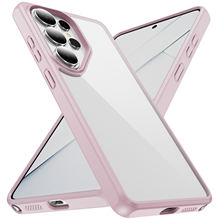 Slim Bumper Transparent PC TPU 2 in 1 Phone Case with Shockproof Raised Lens Protection Precise Cutouts for Samsung S26 Ultra
