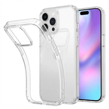 Wireless Charging Crystal Clear Shockproof Ultra Thin Soft TPU Anti-Yellow Mobile Phone Case for iPhone 16 Pro/16 Pro Max Case