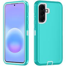 Full Body Protective Phone Back Cover PC TPU Belt Clip 3 in 1 Hybrid Mobile Cover Phone Case for Samsung A57 Defender Case