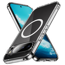 For Google Pixel 10 Clear Magnetic Case Wireless Charging TPU+PC  Slim Shockproof Corner Mobile Phone Cover for Google Pixel 10