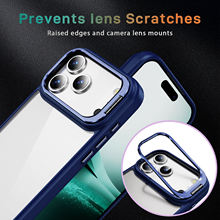Camera Frame Holder Anti-Scratch Drop Protection Skin Texture Mobile Cell Phone Case Cover for iPhone 17/Air/17 Pro/17 Pro Max