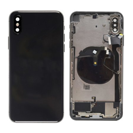 Replacement Back Housing Cover With Parts For Apple iPhone XS - Space Grey / Black - image 1 of 1